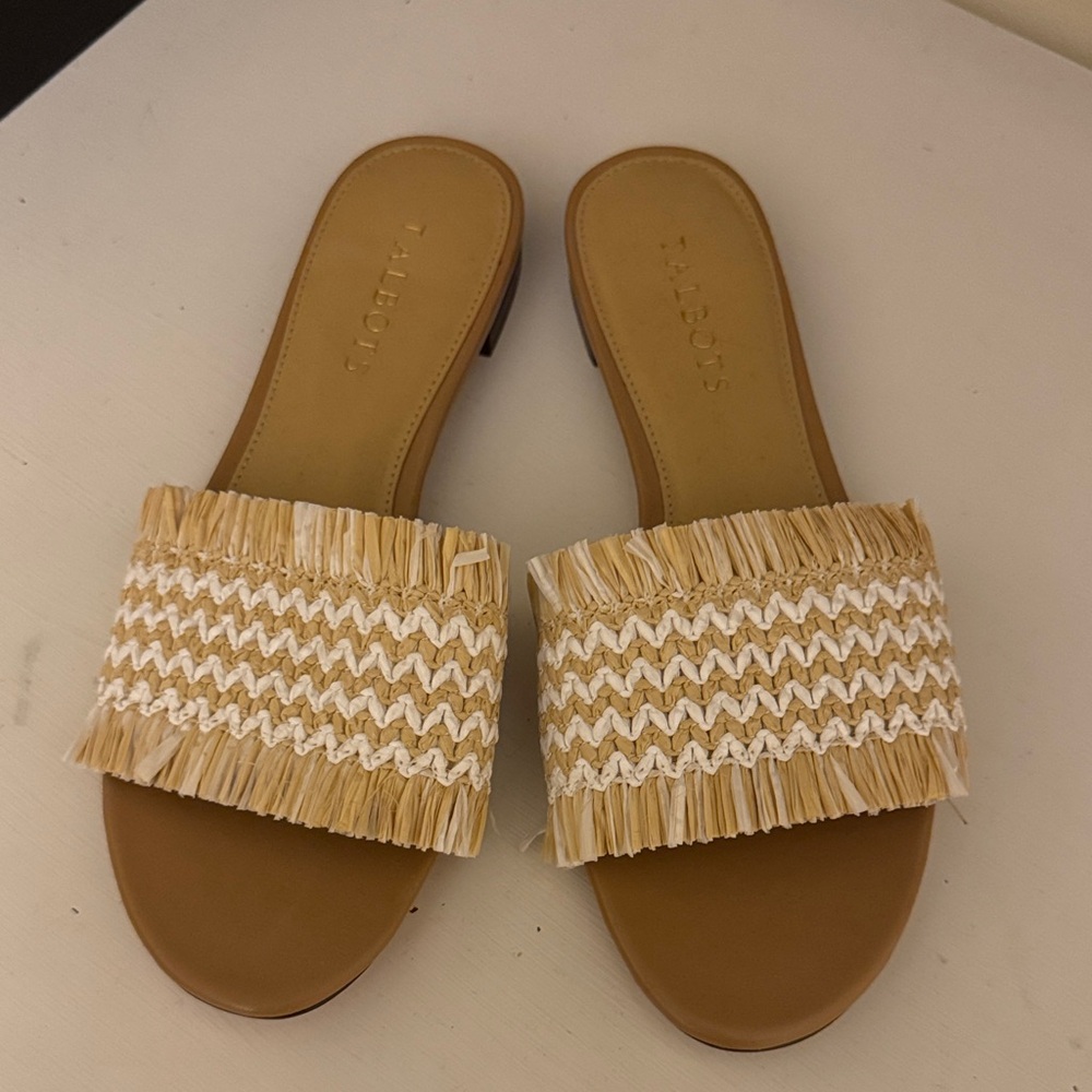 SALE Talbots Raffia Sandals